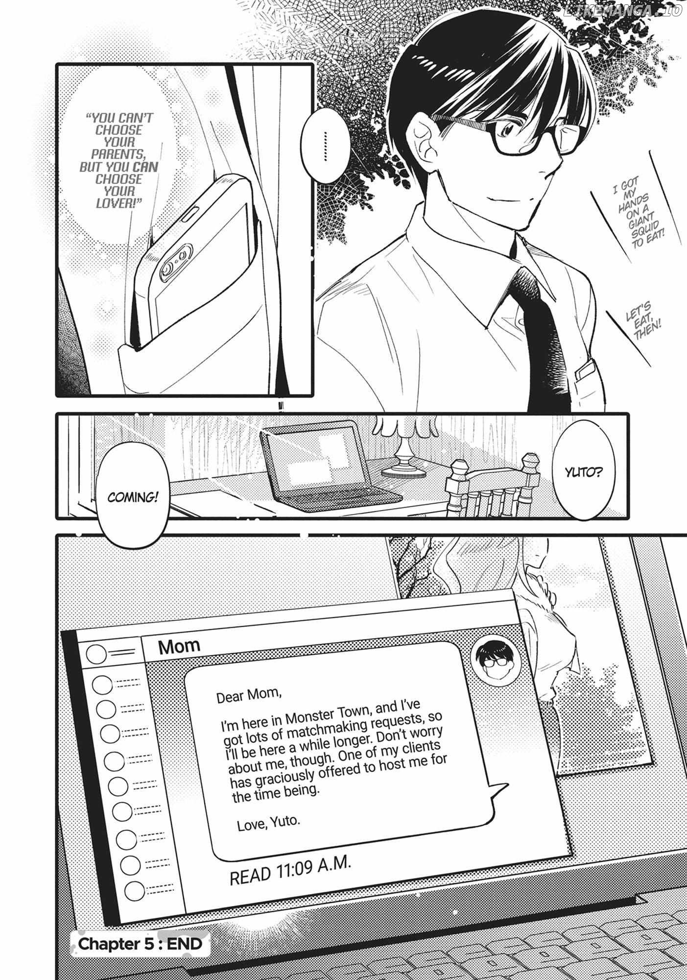 Monster no Konkatsuya-san Chapter 5 - page 36