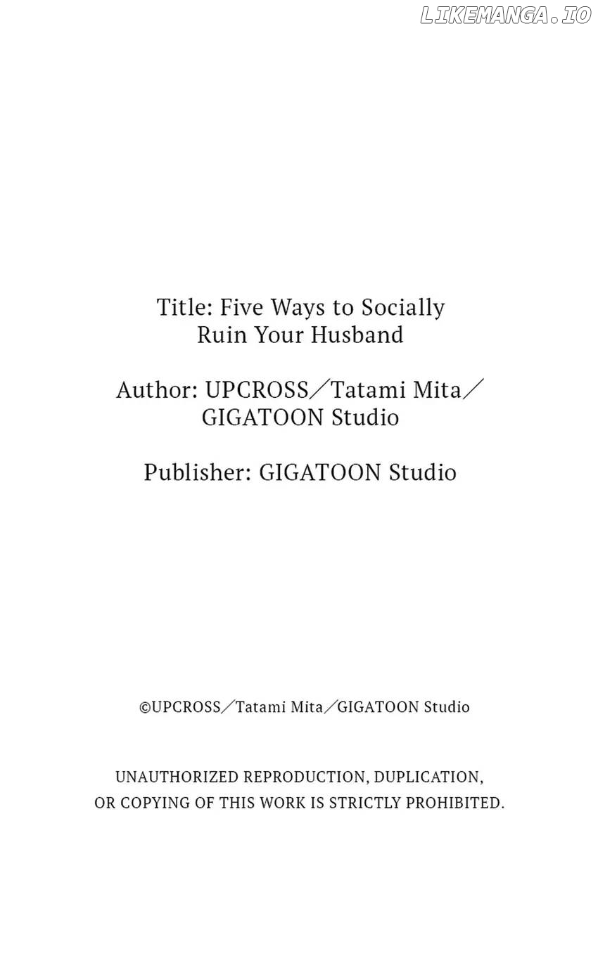 Five Ways to Socially Ruin Your Husband Chapter 6 - page 56