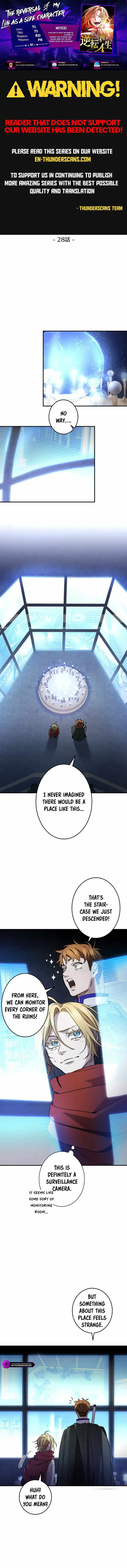 The Reversal of My Life as a Side Character Chapter 28 - page 1