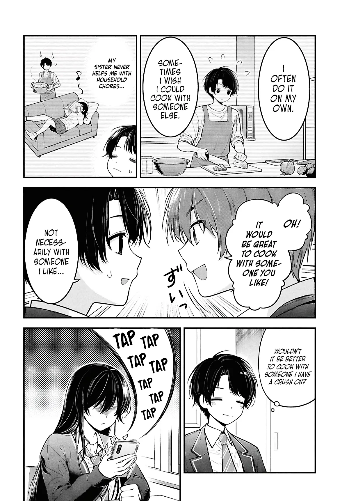 The Yankee Shimizu-san Sitting Next to Me Has Dyed Her Hair Black Chapter 2 - page 4