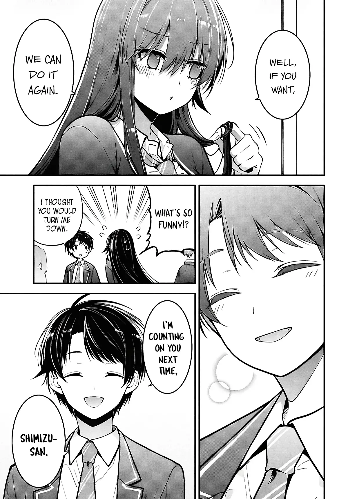 The Yankee Shimizu-san Sitting Next to Me Has Dyed Her Hair Black Chapter 2 - page 33