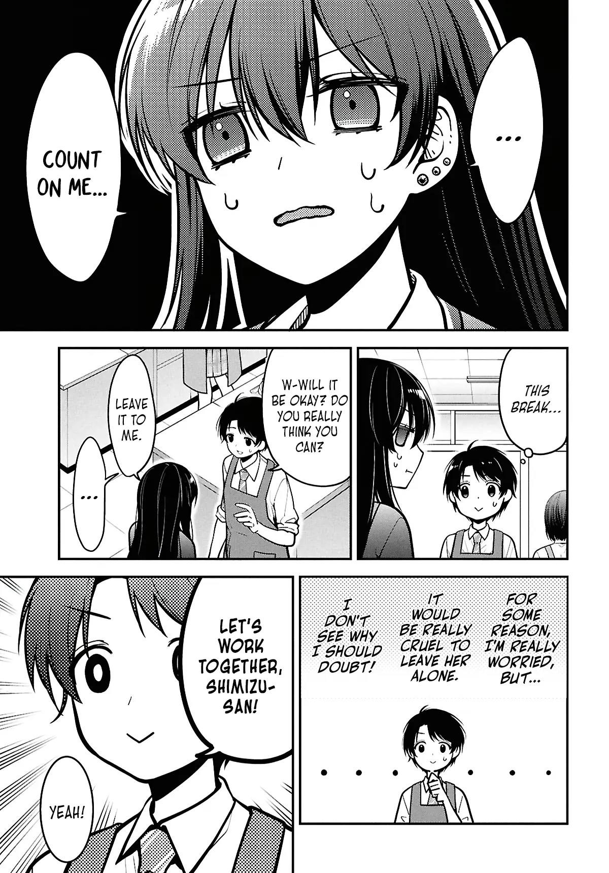 The Yankee Shimizu-san Sitting Next to Me Has Dyed Her Hair Black Chapter 2 - page 9