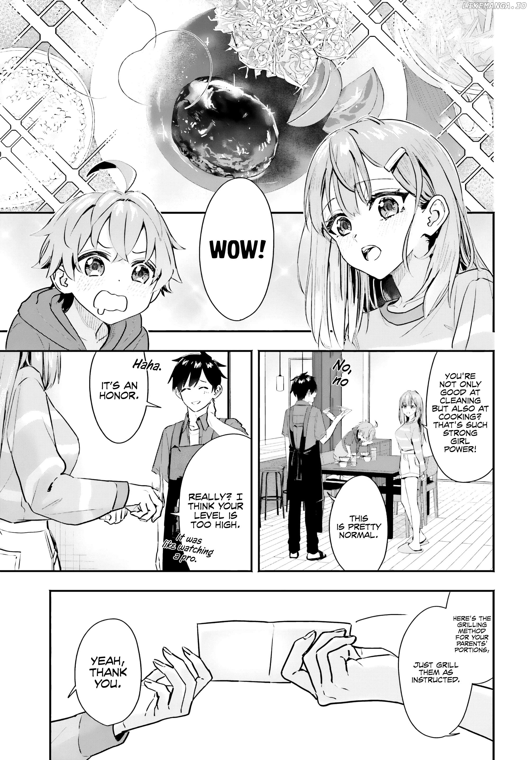 Kaji daikou no arubaito wo hajimetara gakuen ichi no bishoujo no kazoku ni kiniirarechaimashita. Chapter 2 - page 18