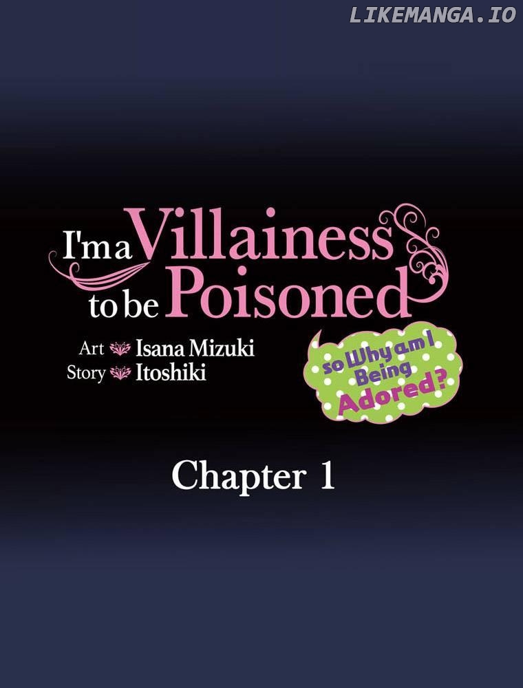 I'm a Villainess to be Poisoned, so Why am I Being Adored? Chapter 1 - page 37