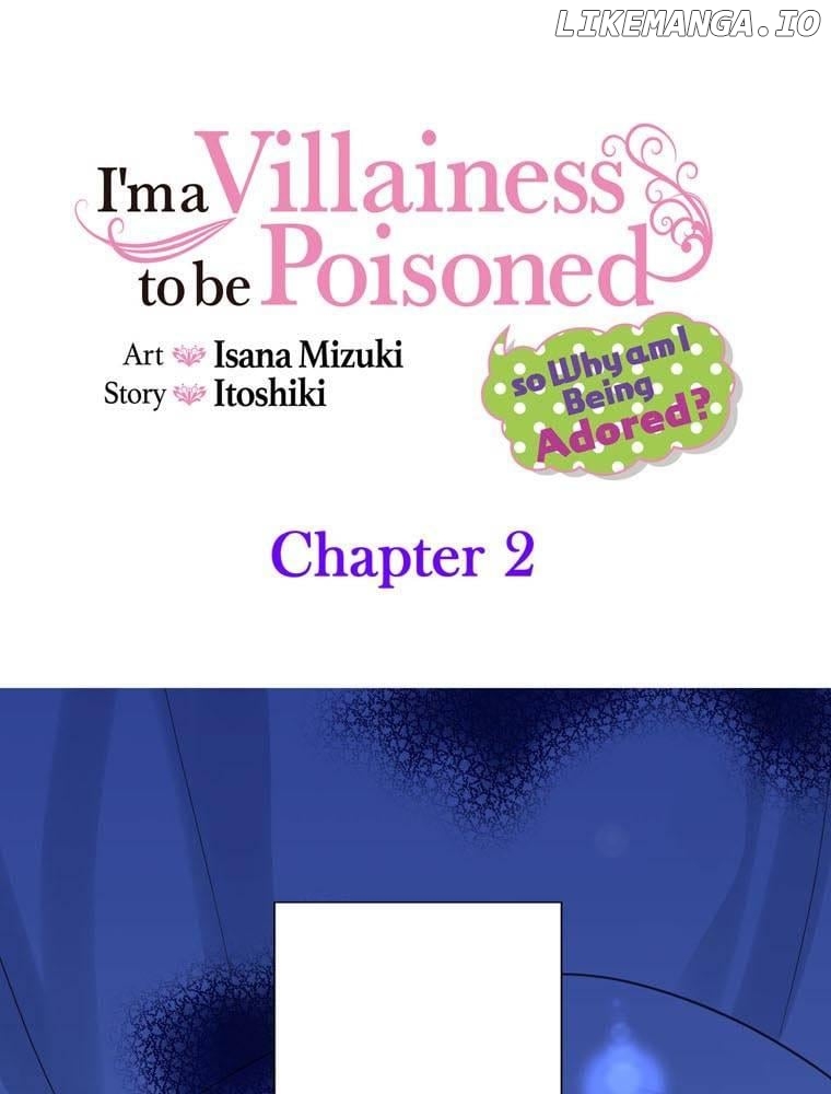I'm a Villainess to be Poisoned, so Why am I Being Adored? Chapter 2 - page 1