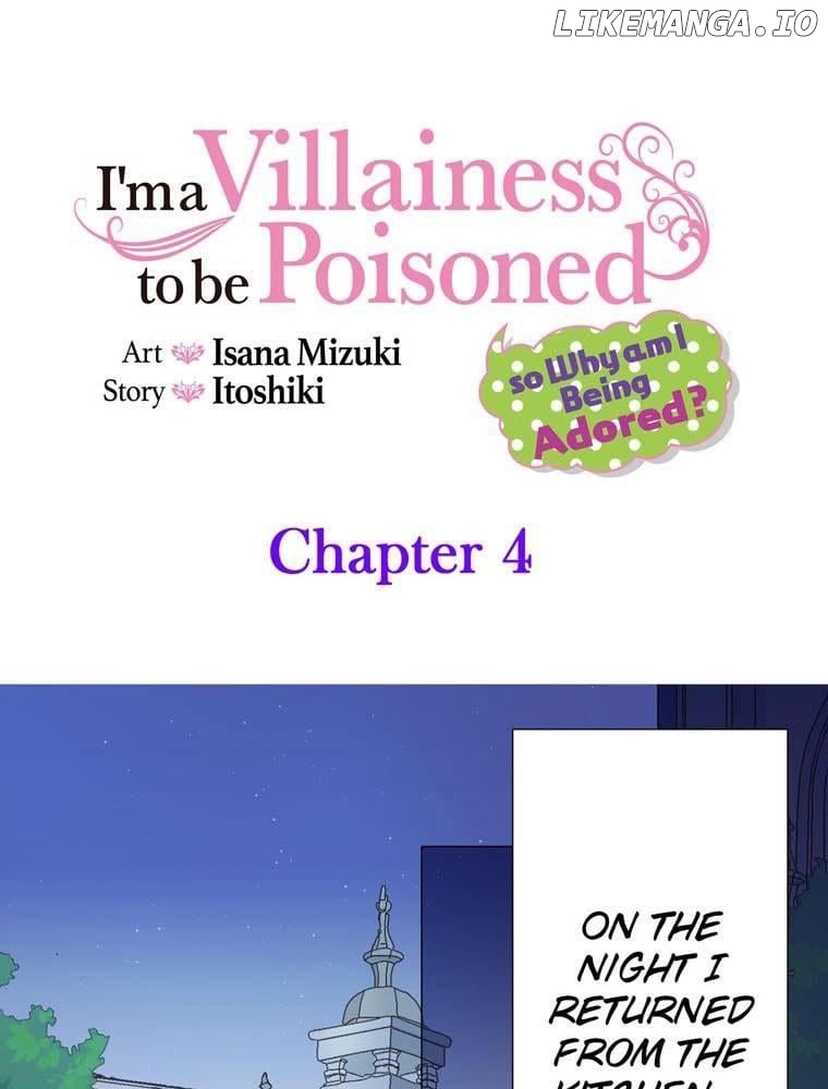 I'm a Villainess to be Poisoned, so Why am I Being Adored? Chapter 4 - page 1