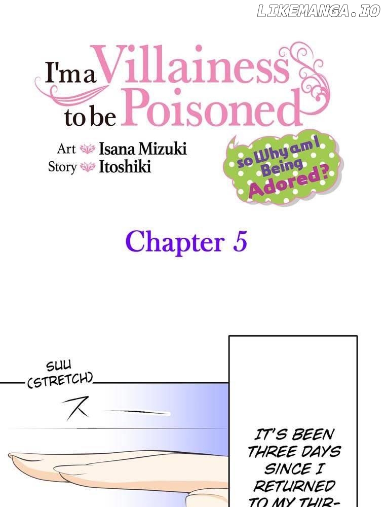 I'm a Villainess to be Poisoned, so Why am I Being Adored? Chapter 5 - page 1
