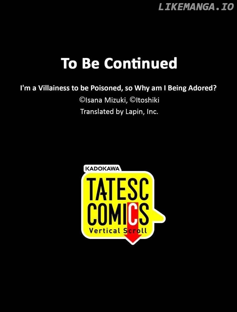 I'm a Villainess to be Poisoned, so Why am I Being Adored? Chapter 14 - page 71