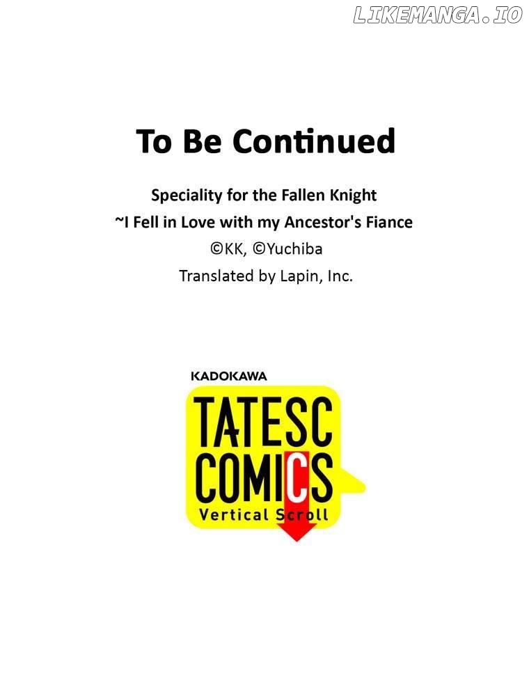 Speciality for the Fallen Knight ~I Fell in Love with my Ancestor's Fiance Chapter 12 - page 75