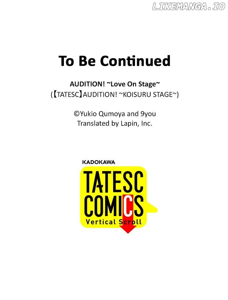AUDITION! ~Love On Stage~ Chapter 9 - page 38