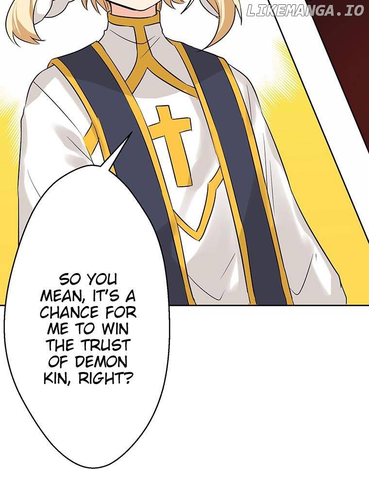 I'm a Saint but I've Had Enough With Humans So I Decided to Team up with the Demon Queen to Destroy The Human World Chapter 4 - page 56