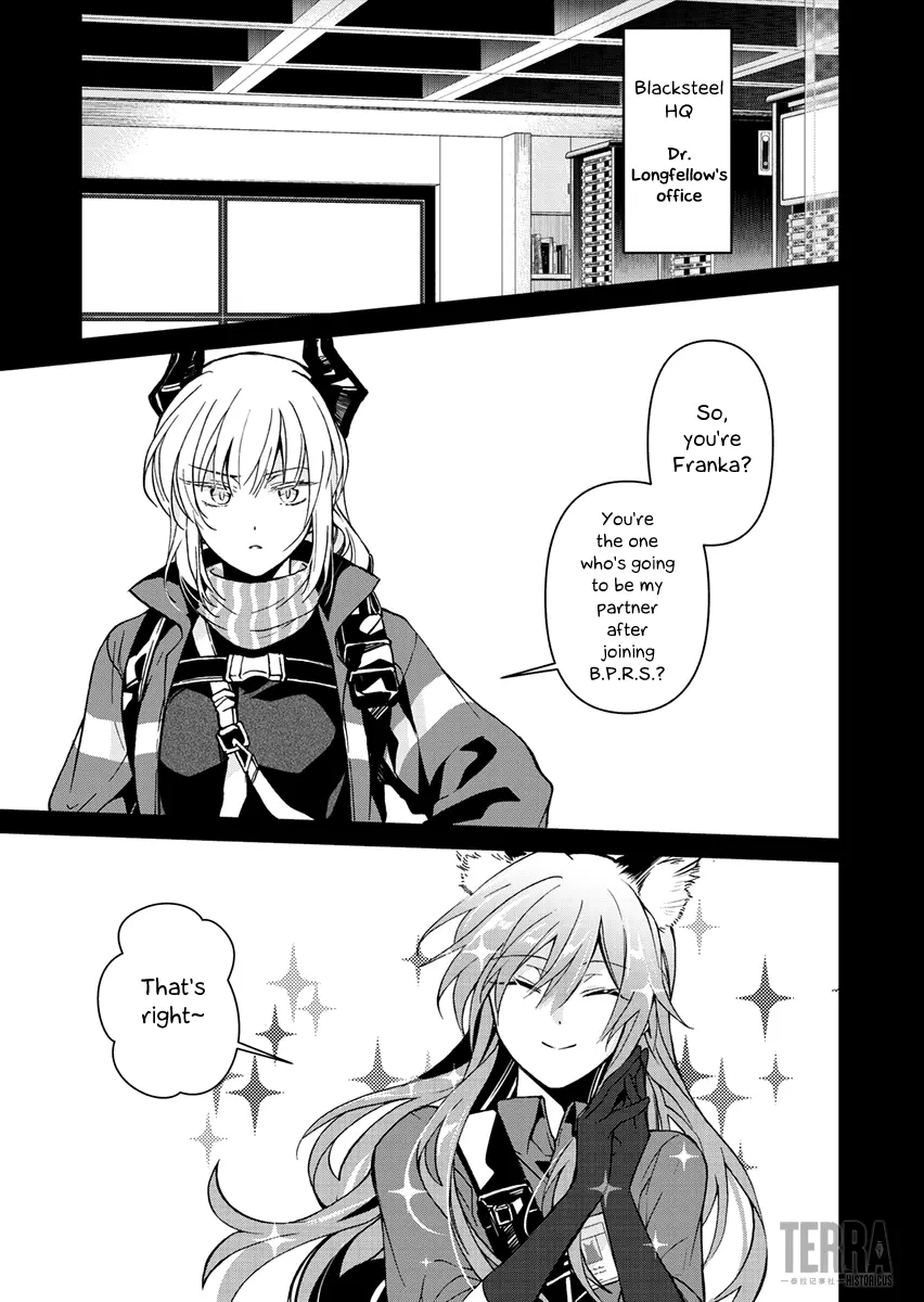 Arknights: Rhodes Island's Records Of Originium - Blacksteel Chapter 4 - page 1