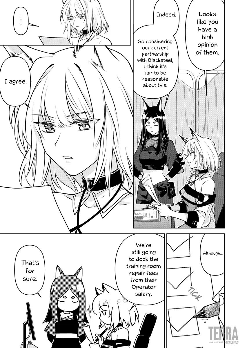 Arknights: Rhodes Island's Records Of Originium - Blacksteel Chapter 5.5 - page 3