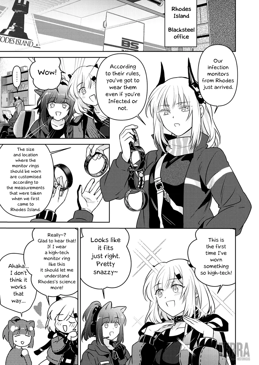 Arknights: Rhodes Island's Records Of Originium - Blacksteel Chapter 5.7 - page 1