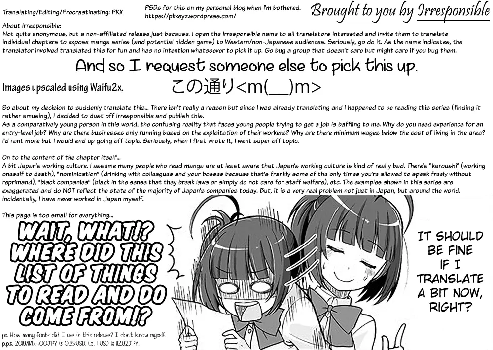 Shachiku Ga Isekai Ni Tobasareta To Omottara White Kigyou Datta Chapter 1 - page 16