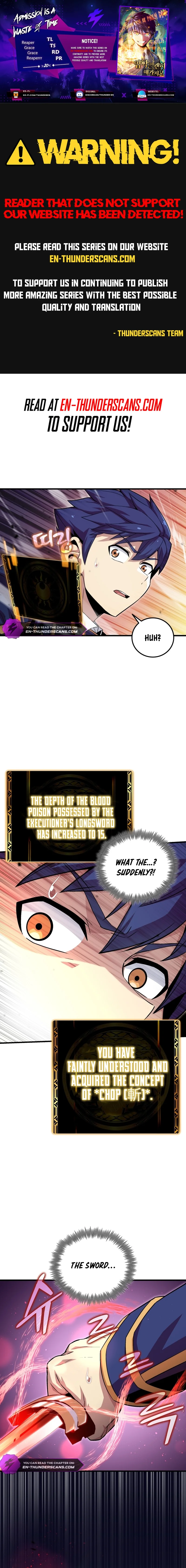 Admission is a Waste of Time Chapter 20 - page 1