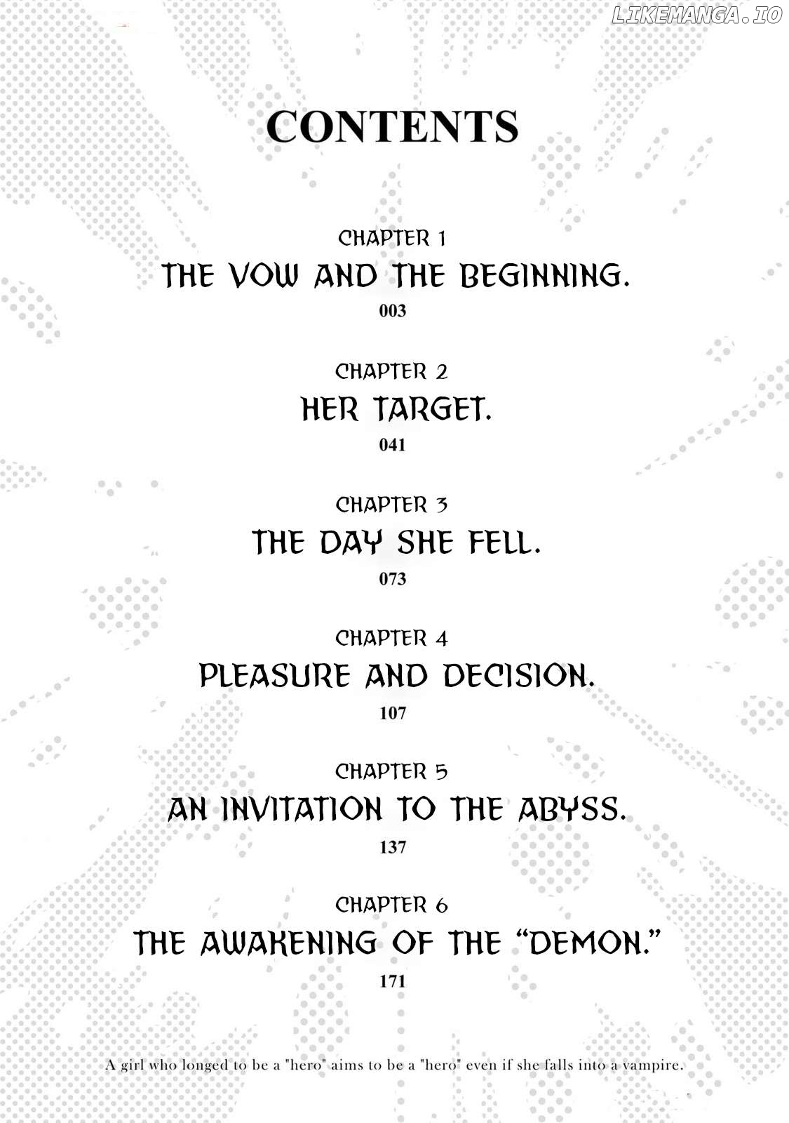 A girl who longed to be a "hero" aims to be a "hero" even if she falls into a vampire Chapter 1 - page 2