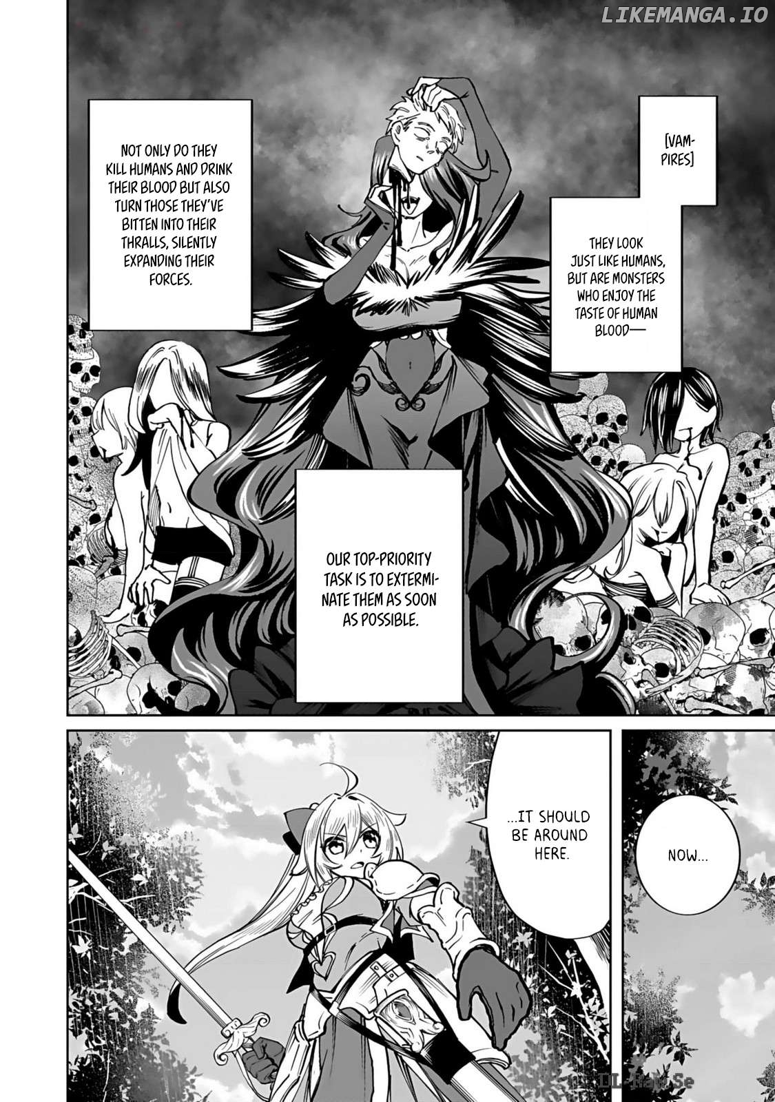 A girl who longed to be a "hero" aims to be a "hero" even if she falls into a vampire Chapter 1 - page 6