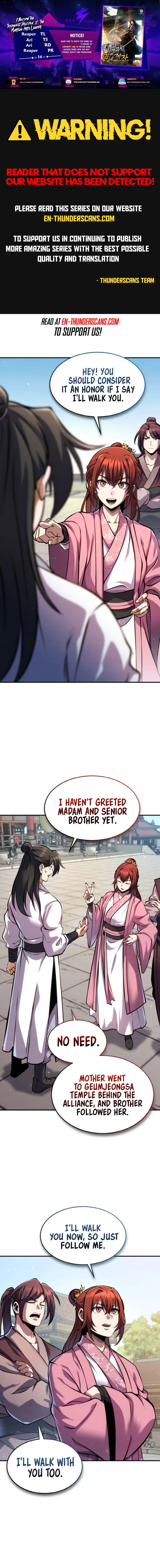 I Become The Youngest Disciple of The Martial Arts Leader Chapter 14 - page 1