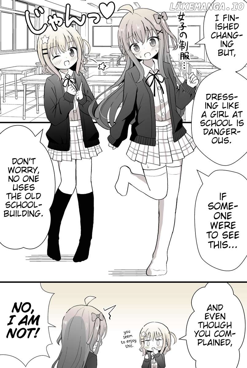 A boy who's forced to cross-dress by his female friend Chapter 9 - page 1