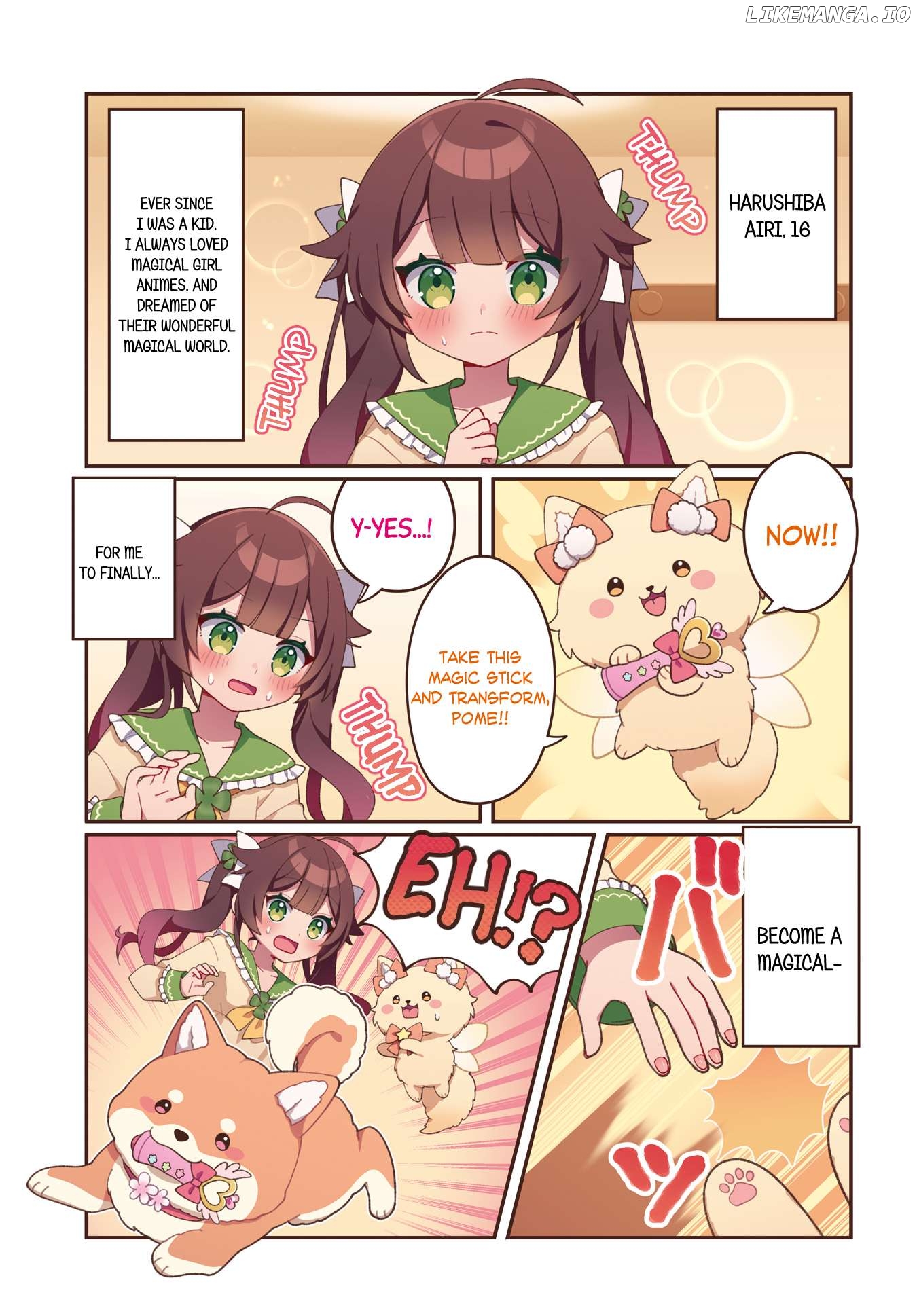 Mahou Shiba Inu★Hanamaru Chapter 1 - page 1