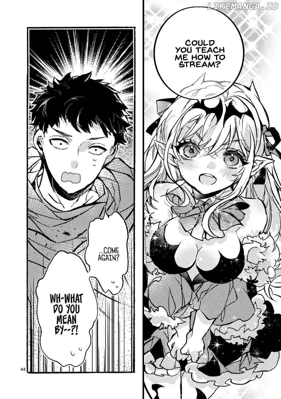 Yamiochi Yuusha no Haishin Haishin~Tsuihousare, Kakushi Boss Beya ni Hourikomareta Kekka, Boss to Tansakushagari Haishin wo Hajimeru~@comic Chapter 1 - page 44