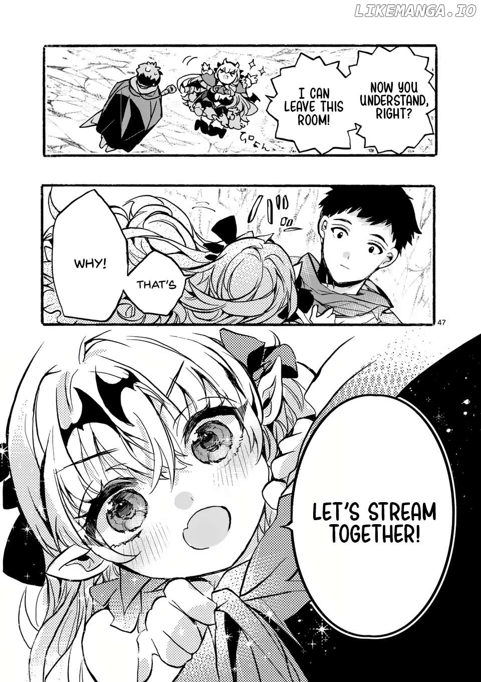 Yamiochi Yuusha no Haishin Haishin~Tsuihousare, Kakushi Boss Beya ni Hourikomareta Kekka, Boss to Tansakushagari Haishin wo Hajimeru~@comic Chapter 1 - page 47
