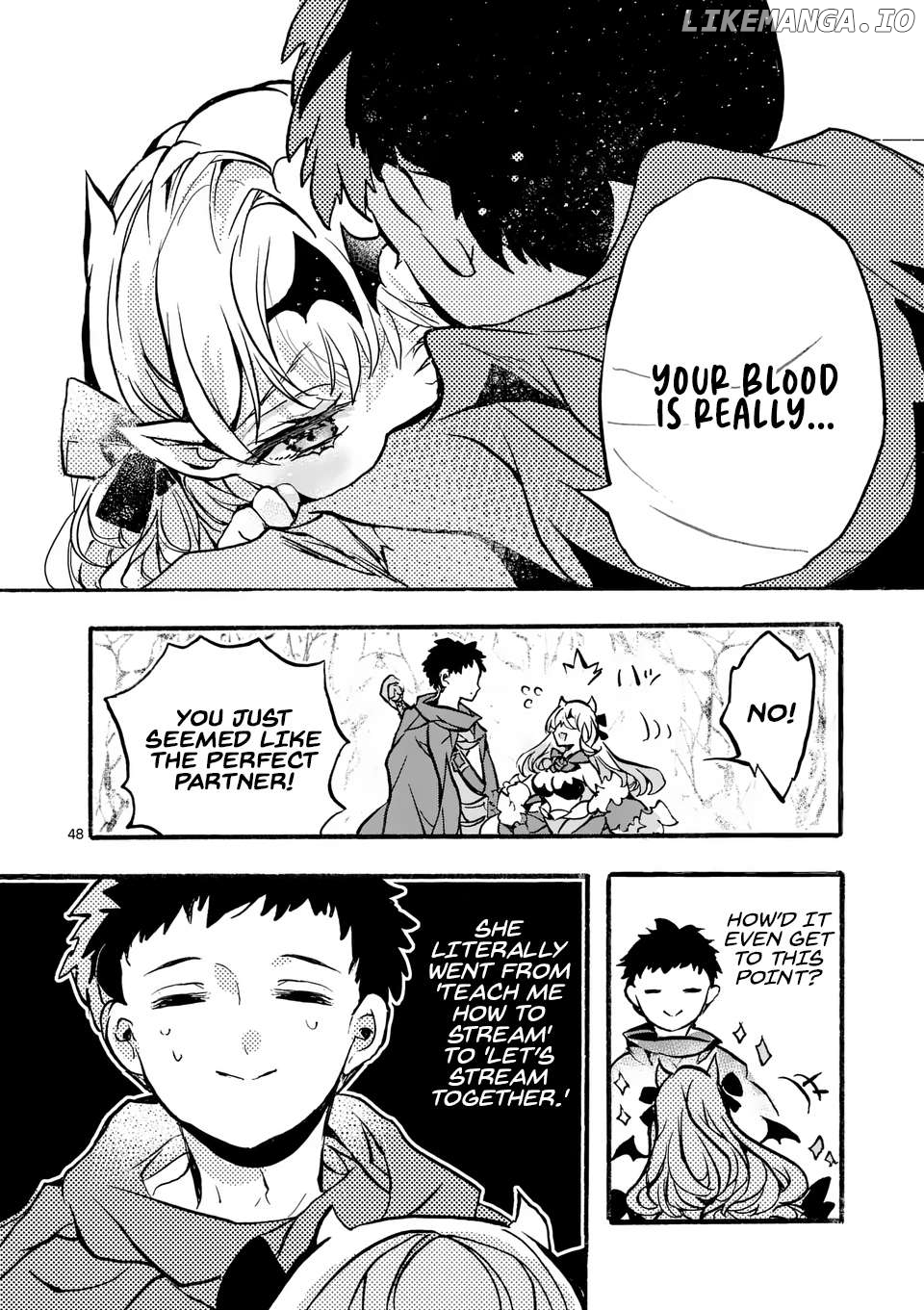 Yamiochi Yuusha no Haishin Haishin~Tsuihousare, Kakushi Boss Beya ni Hourikomareta Kekka, Boss to Tansakushagari Haishin wo Hajimeru~@comic Chapter 1 - page 48