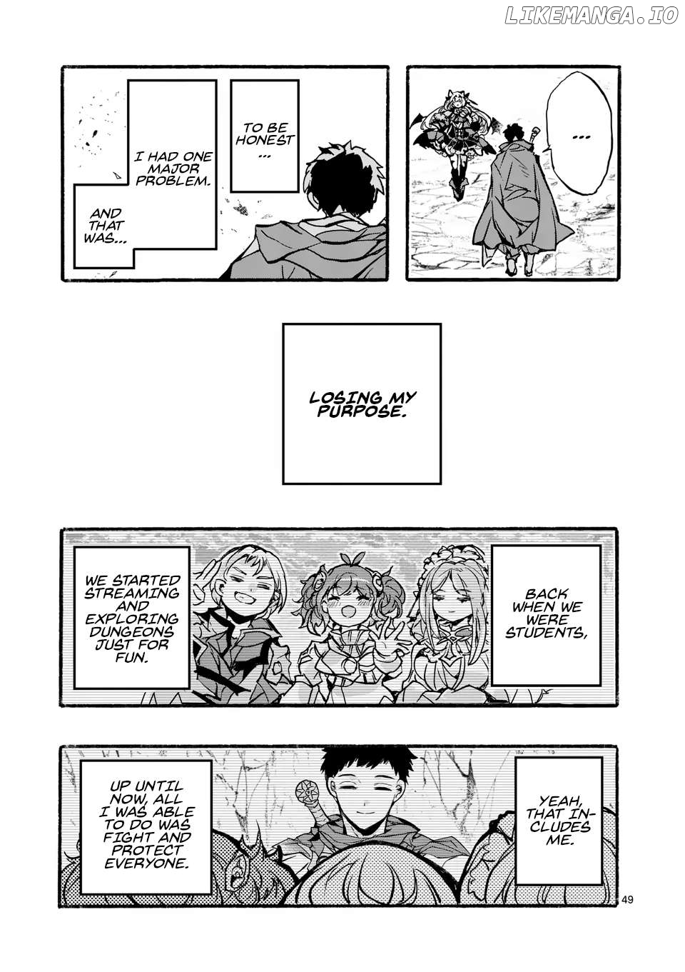 Yamiochi Yuusha no Haishin Haishin~Tsuihousare, Kakushi Boss Beya ni Hourikomareta Kekka, Boss to Tansakushagari Haishin wo Hajimeru~@comic Chapter 1 - page 49