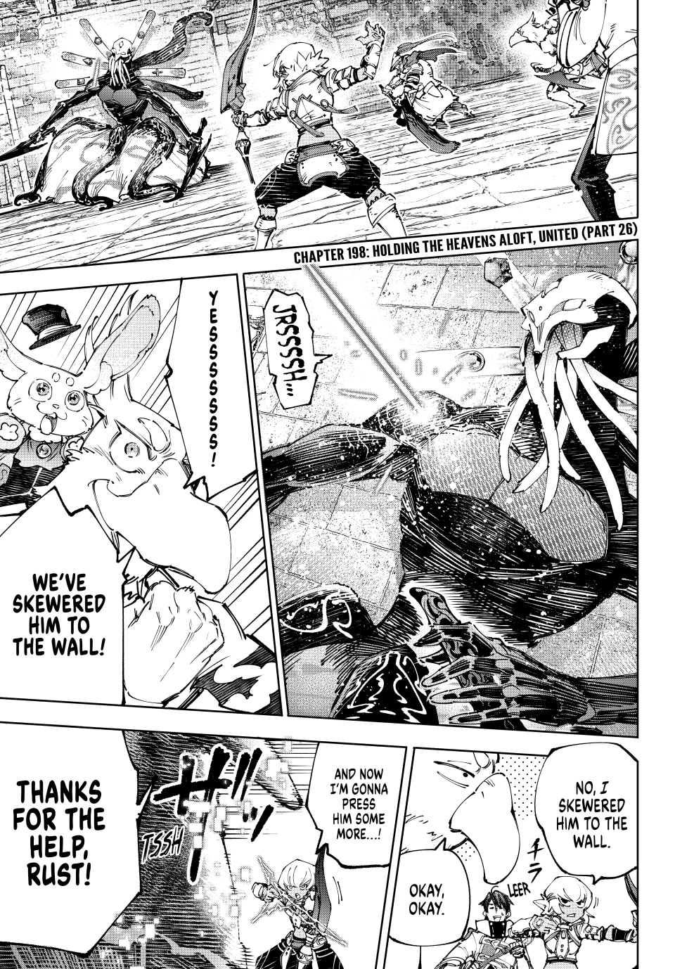 Shangri-La Frontier ~ Kusoge Hunter, Kamige ni Idoman to su~ Chapter 198 - page 1