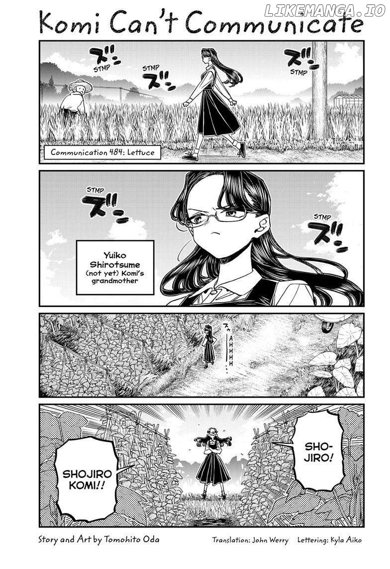 Komi-san wa Komyushou Desu Chapter 484 - page 2