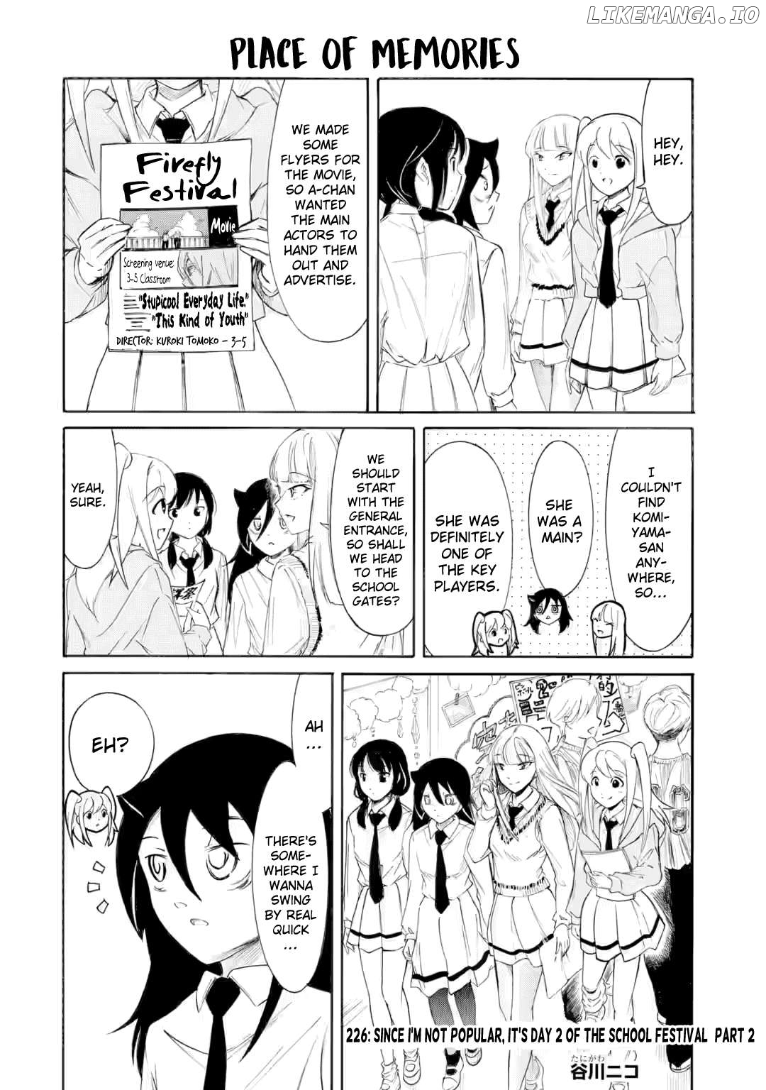 It's Not My Fault That I'm Not Popular! Chapter 226.2 - page 1