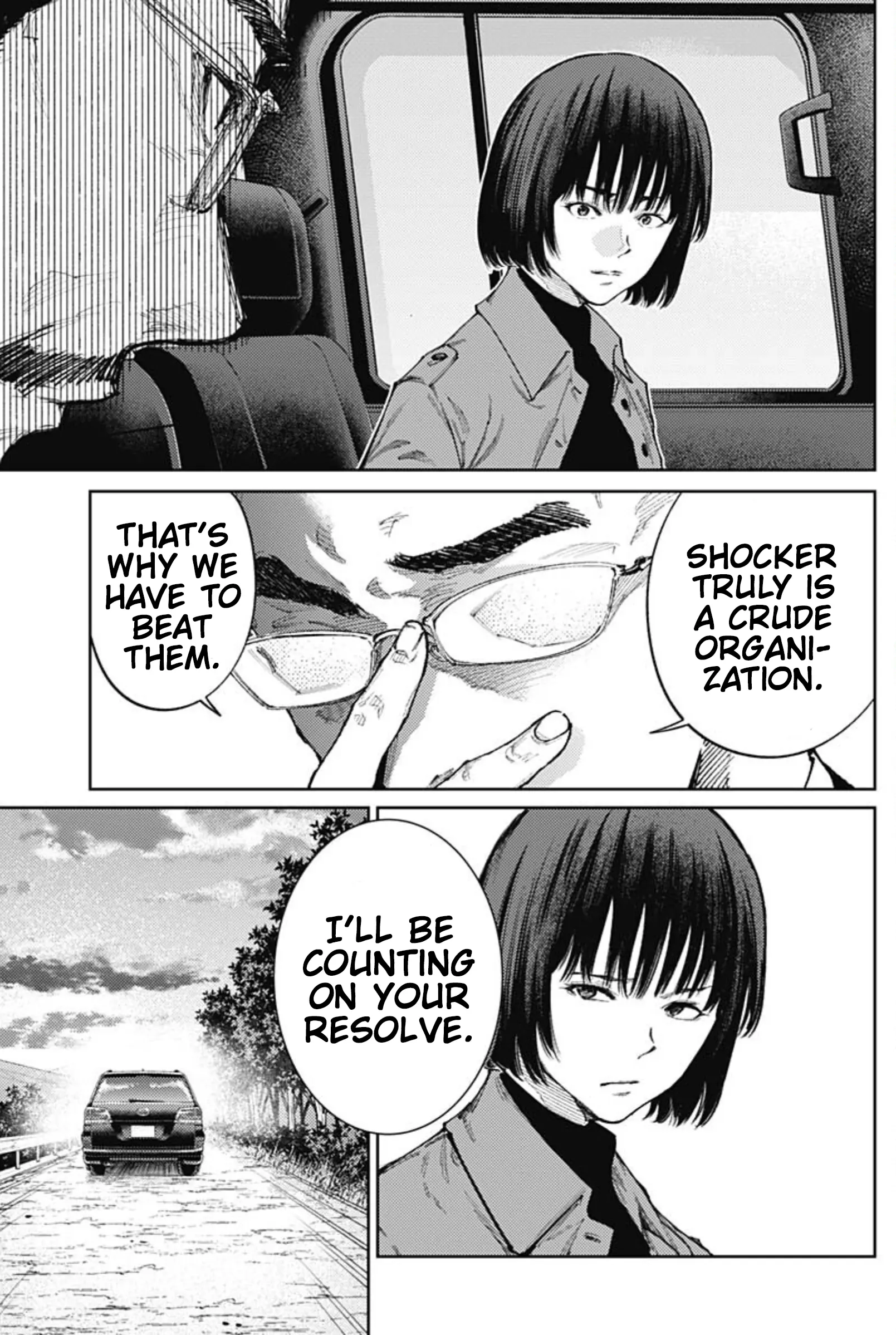 There is no true peace in this world -Shin Kamen Rider SHOCKER SIDE- Chapter 65 - page 11