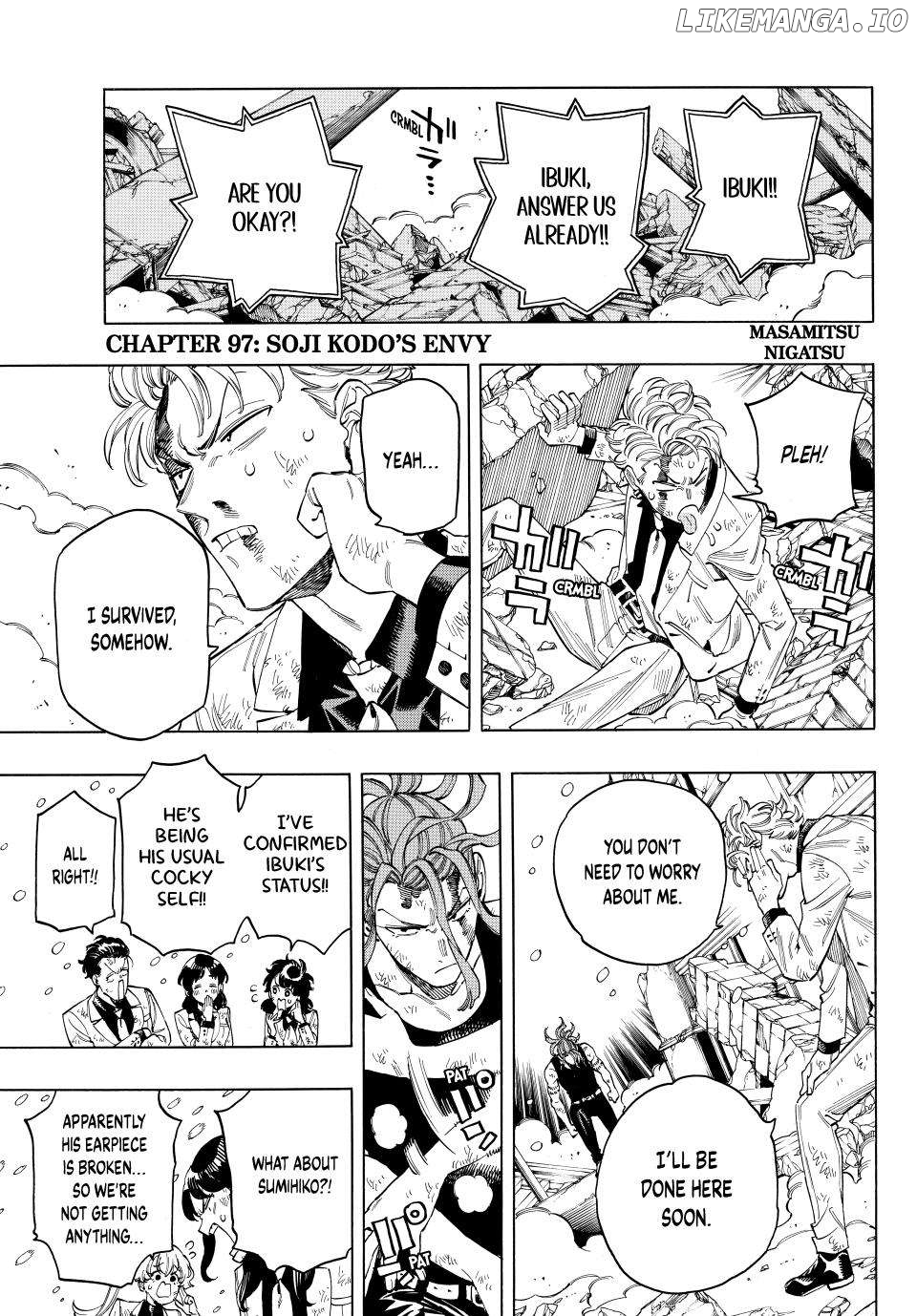 Akabane Honeko No Bodyguard Chapter 97 - page 1