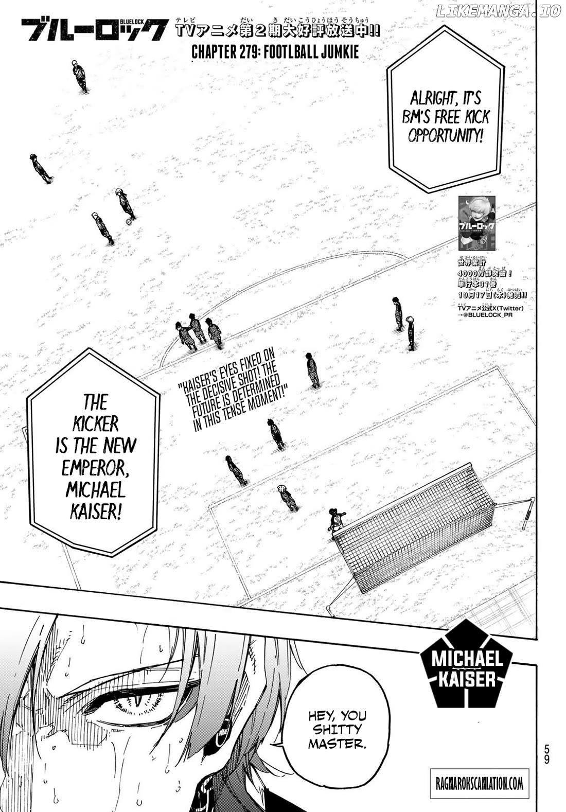 Blue Lock Chapter 279 - page 1