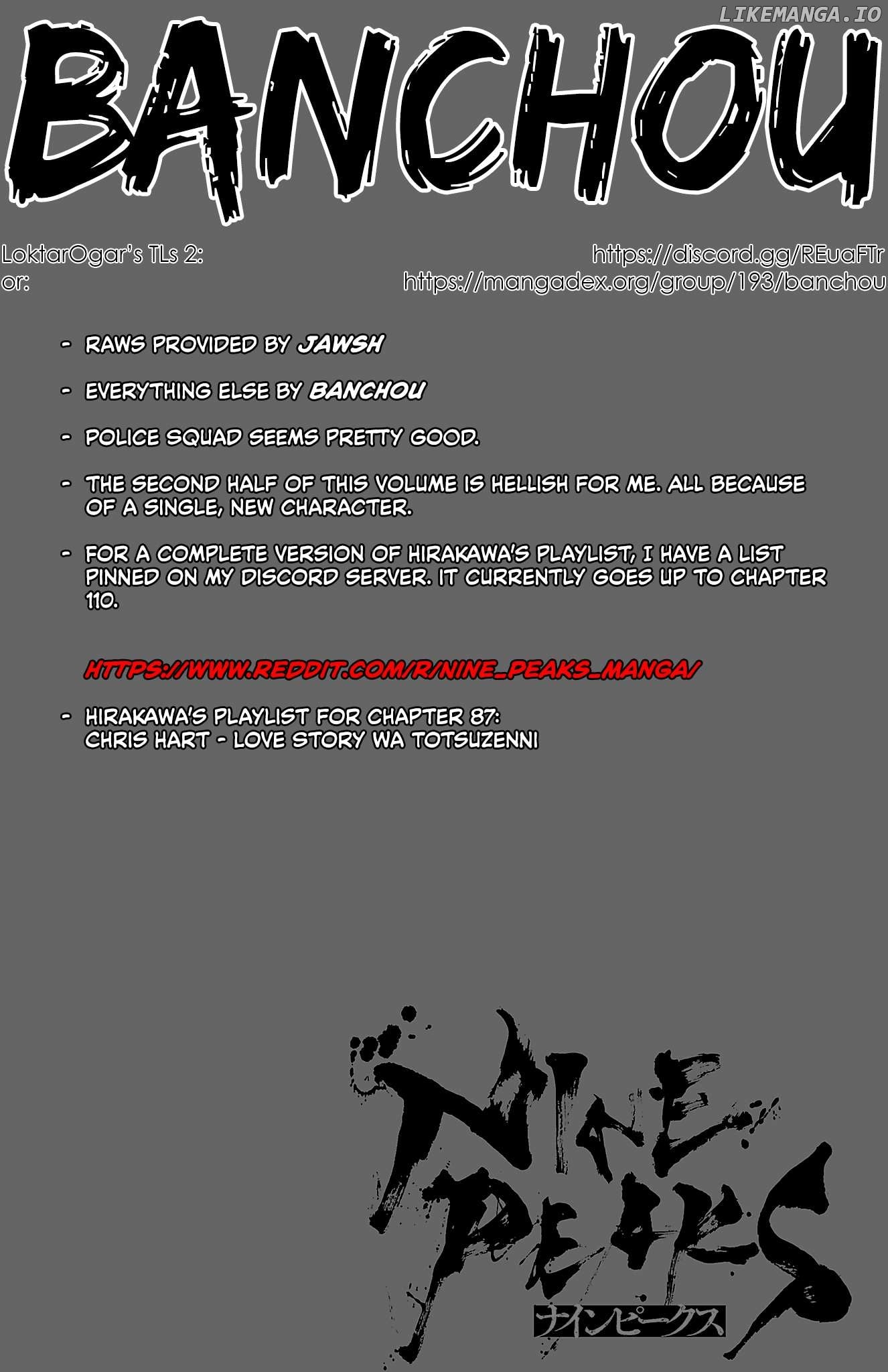 NINE PEAKS Chapter 87 - page 1