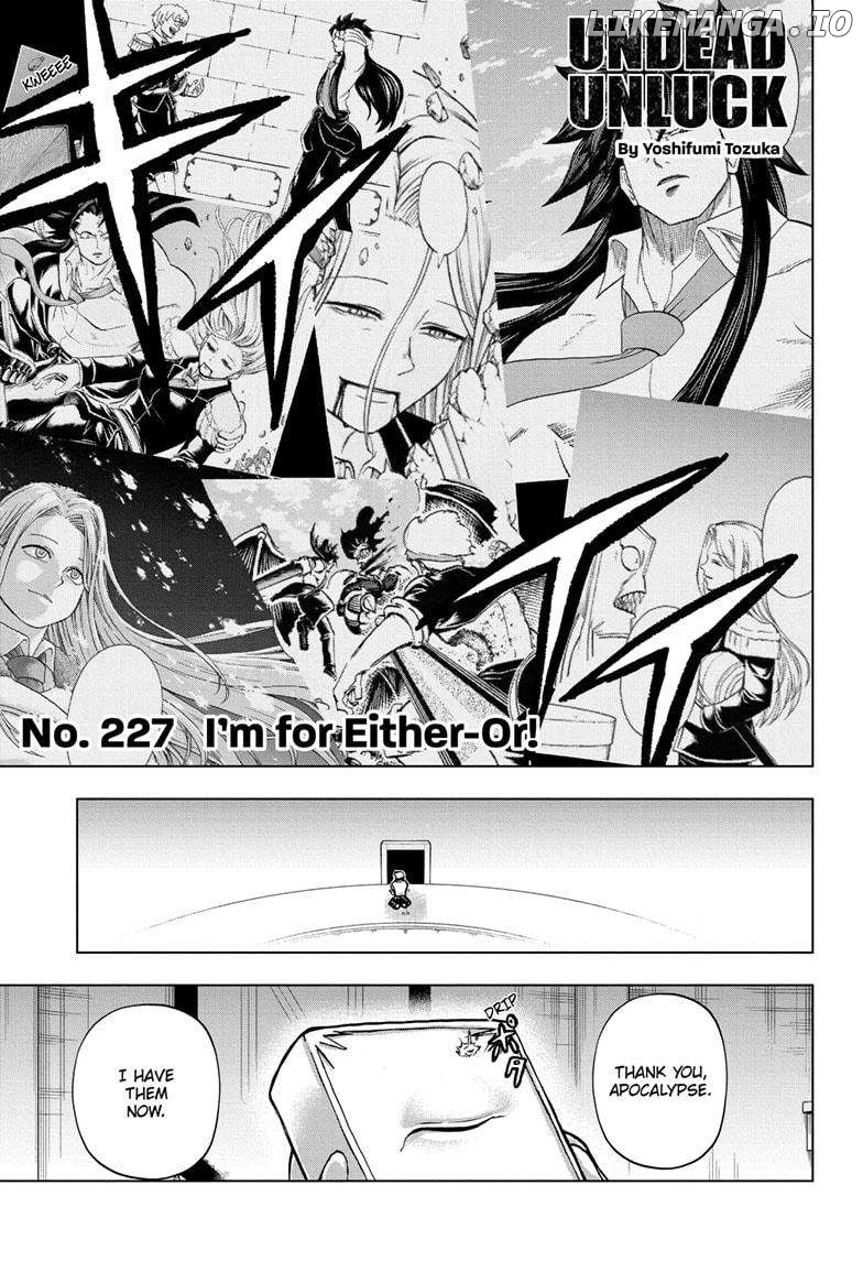 Undead + Unluck Chapter 227 - page 1