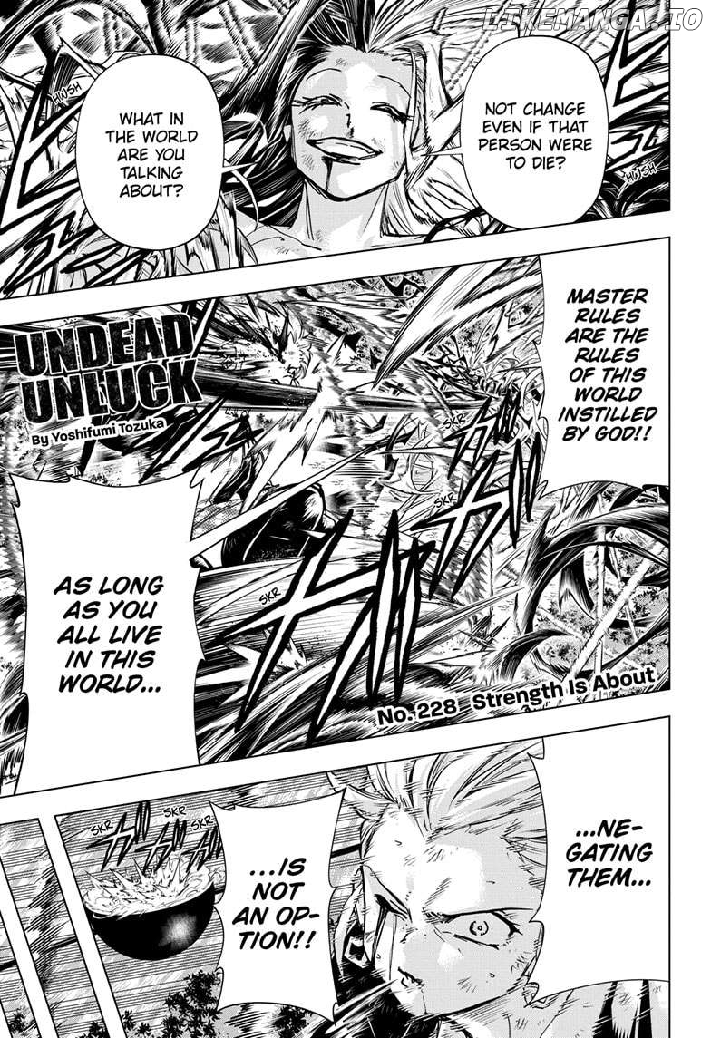 Undead + Unluck Chapter 228 - page 1