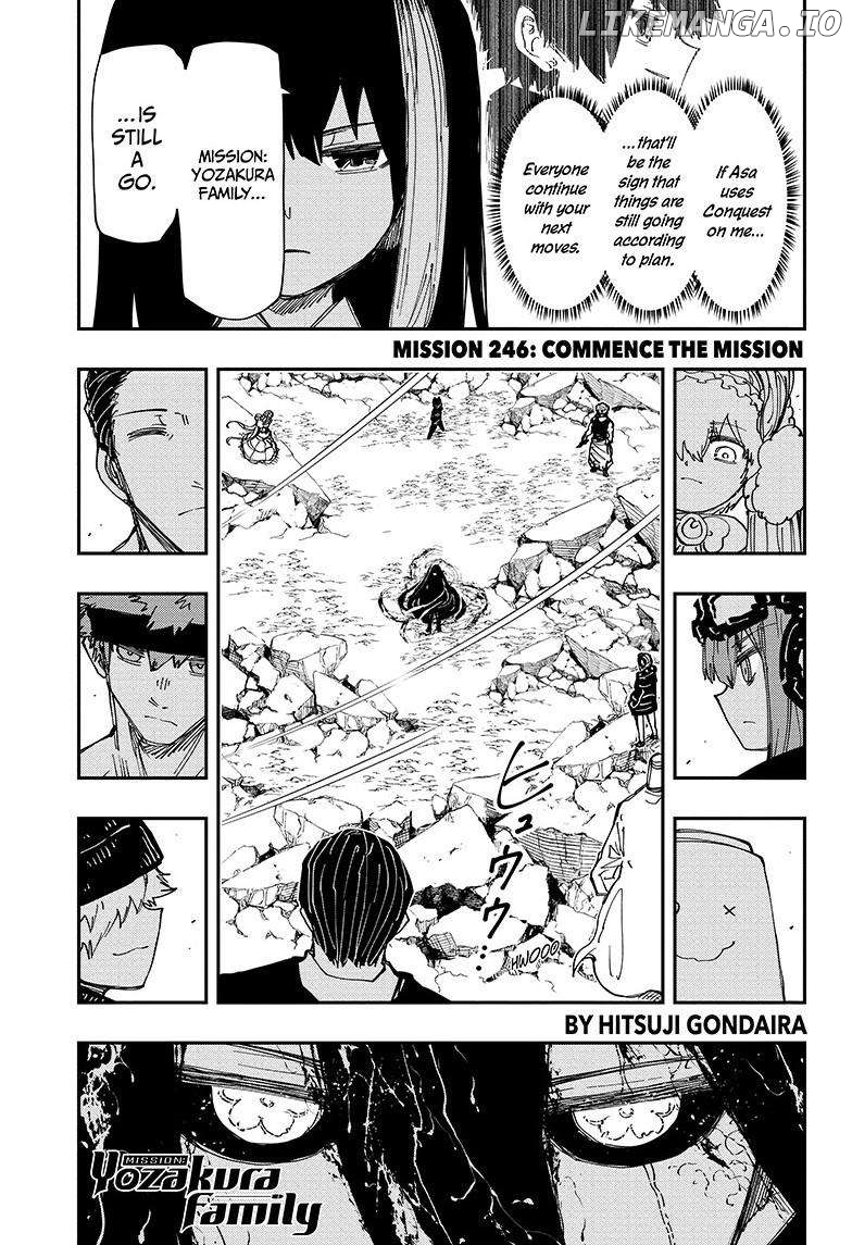 Mission: Yozakura Family Chapter 246 - page 2