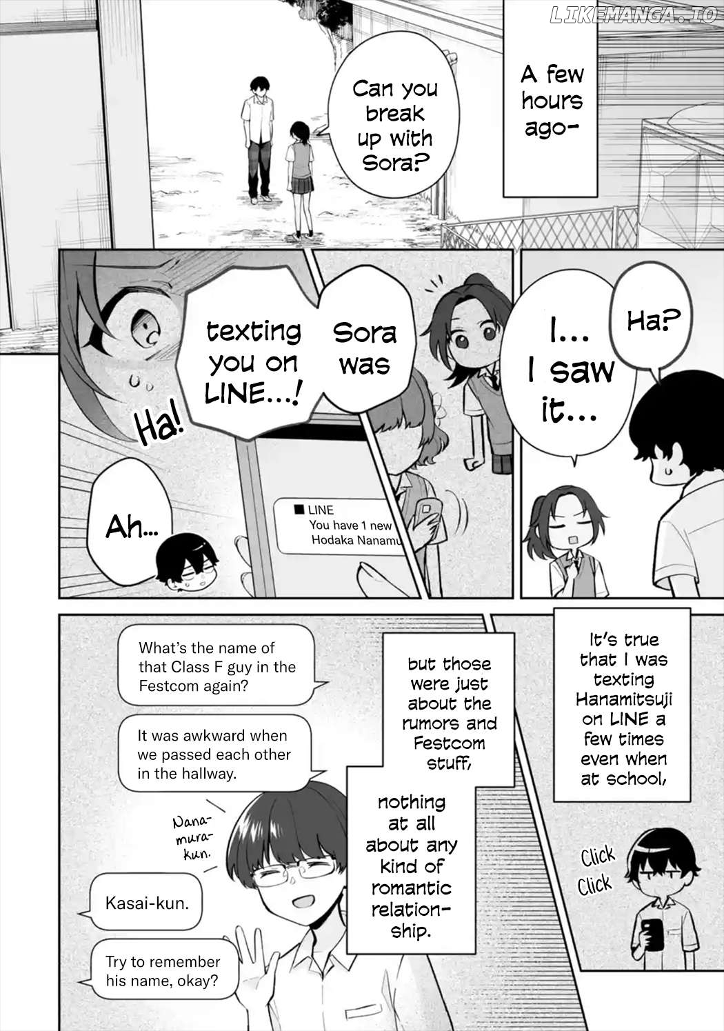 Please Leave Me Alone (For Some Reason, She Wants to Change a Lone Wolf's Helpless High School Life.) Chapter 26 - page 2