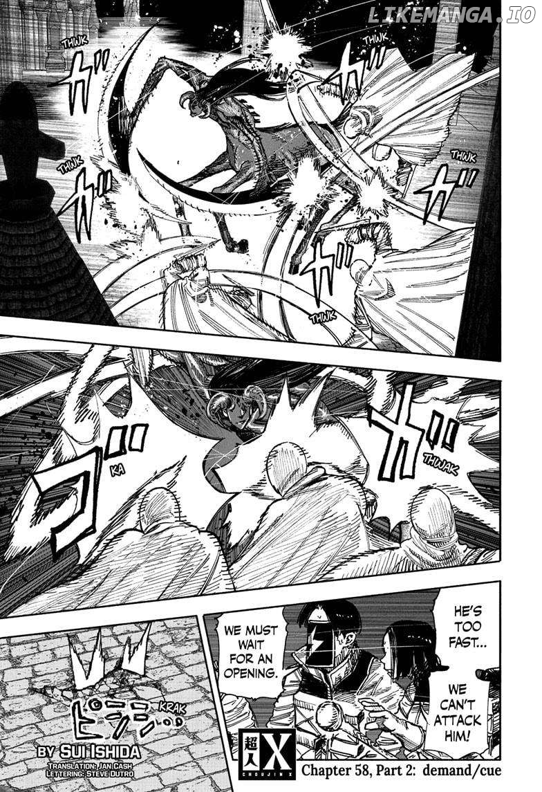 Choujin X Chapter 58.2 - page 1