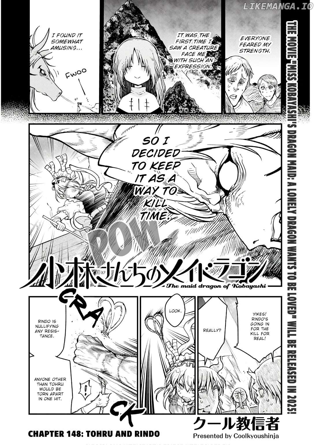 Kobayashi-San Chi No Maid Dragon Chapter 148 - page 2
