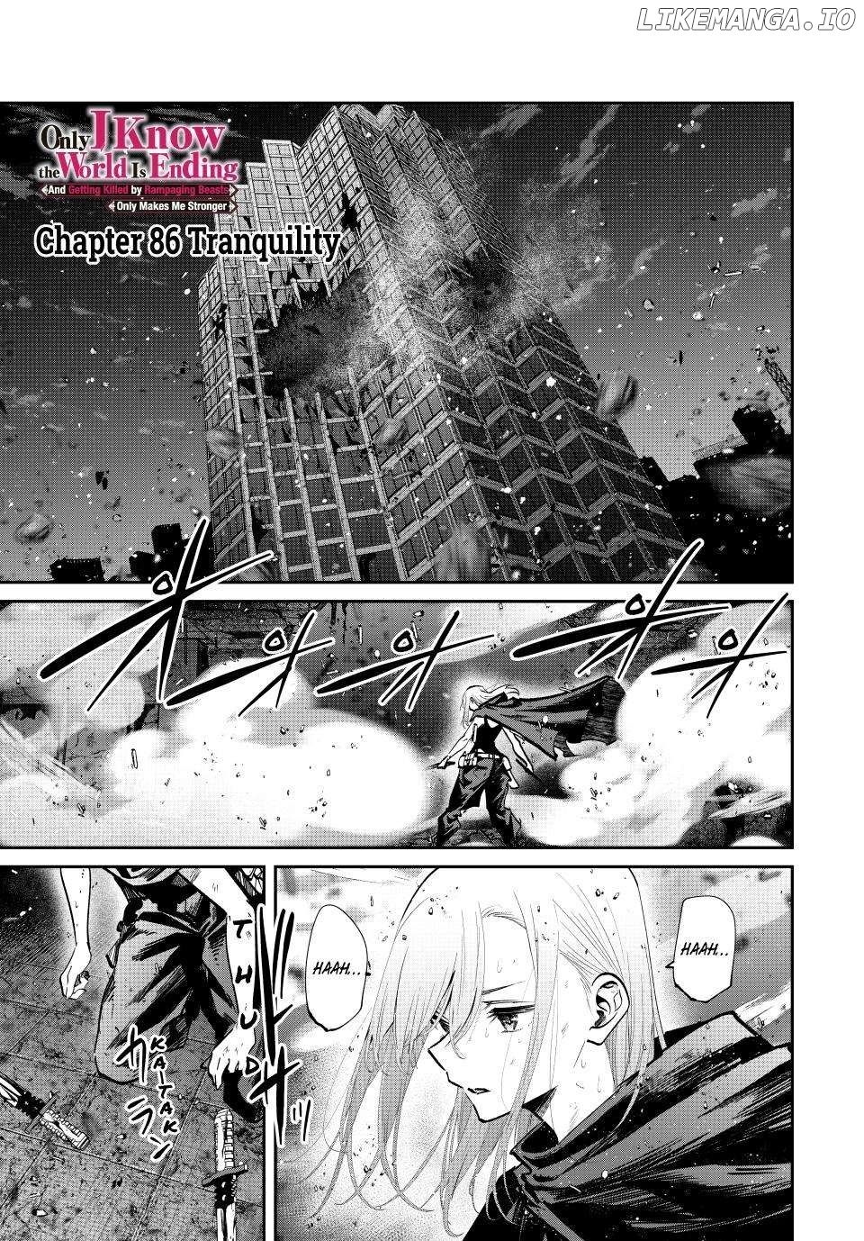 Only I Know That the World Will End Chapter 86 - page 1