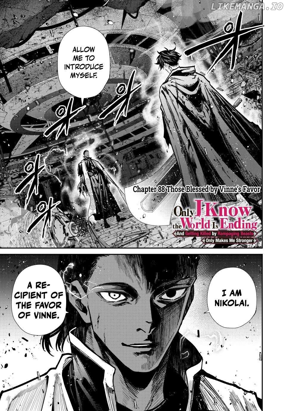 Only I Know That the World Will End Chapter 88 - page 1