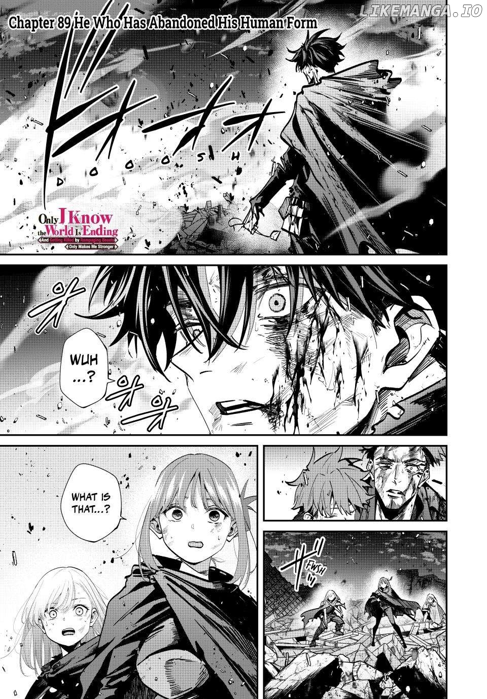 Only I Know That the World Will End Chapter 89 - page 1