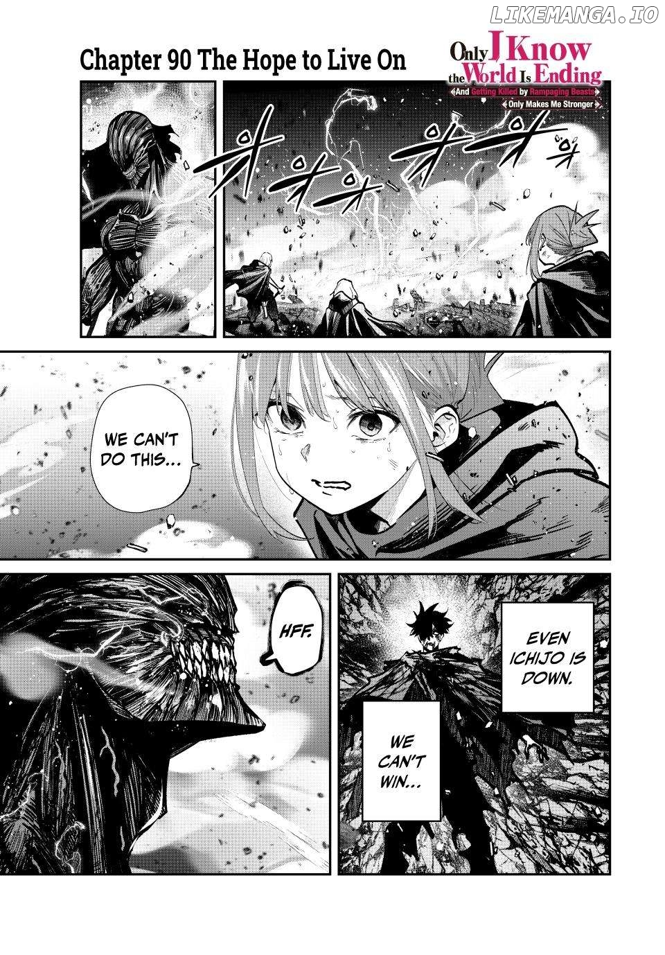 Only I Know That the World Will End Chapter 90 - page 1