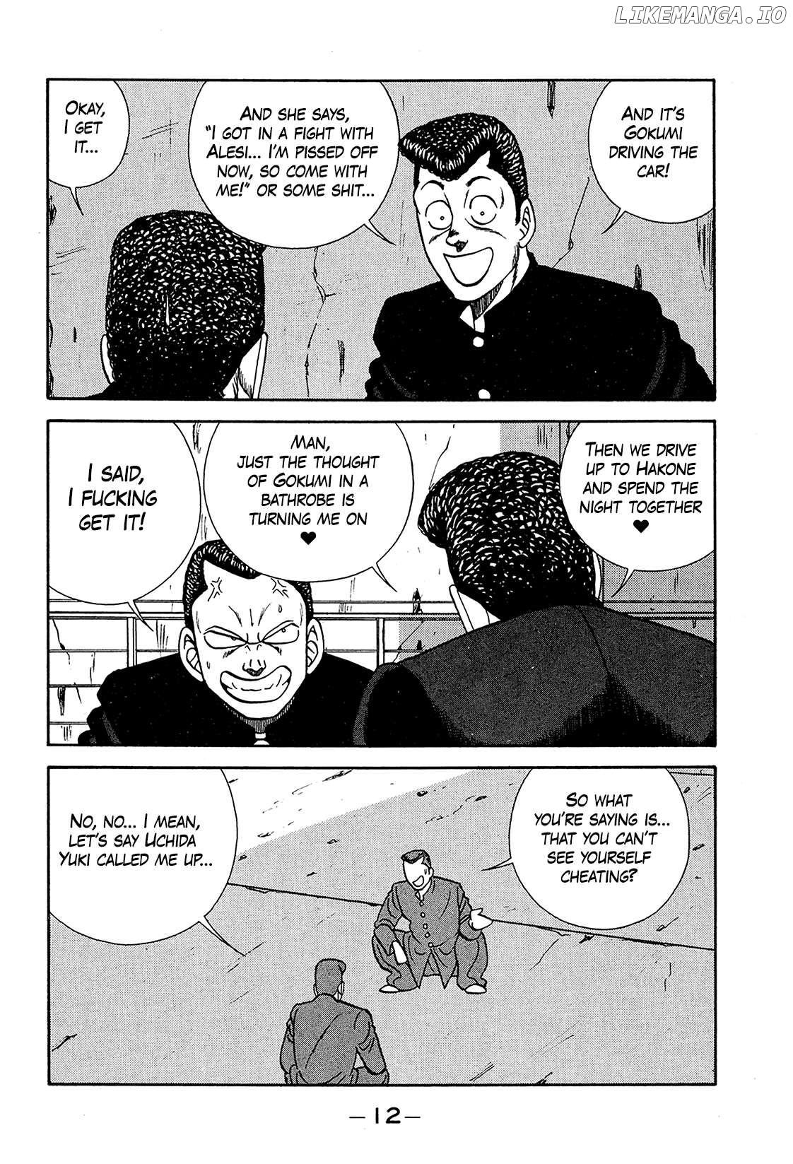 Be-Bop-Highschool Chapter 195 - page 12