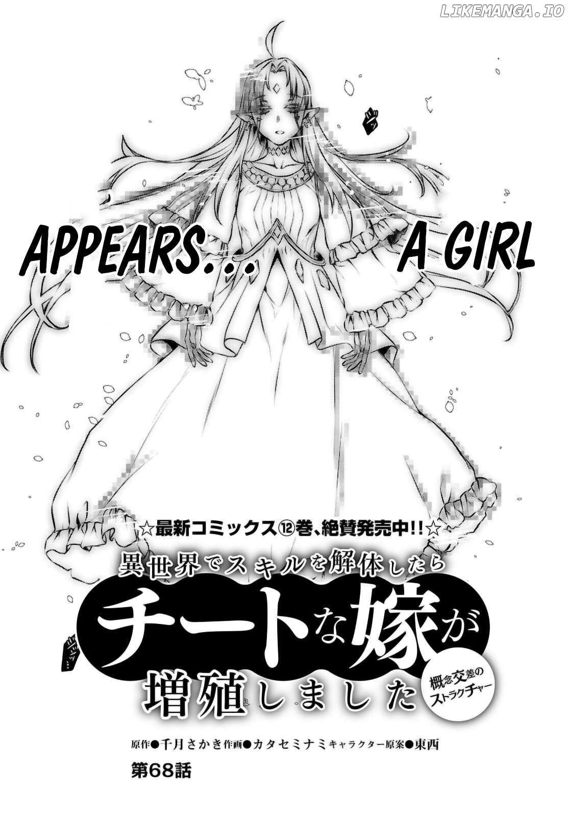 Isekai de Skill wo Kaitai shitara Cheat na Yome ga Zoushoku Shimashita: Gainen Kousa no Structure Chapter 68 - page 3