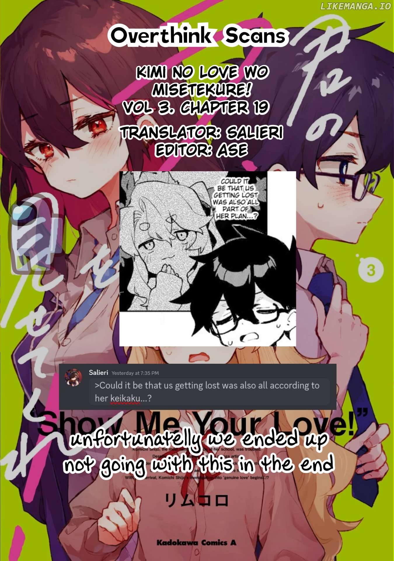 Kimi No Love Wo Misetekure! Chapter 19 - page 22