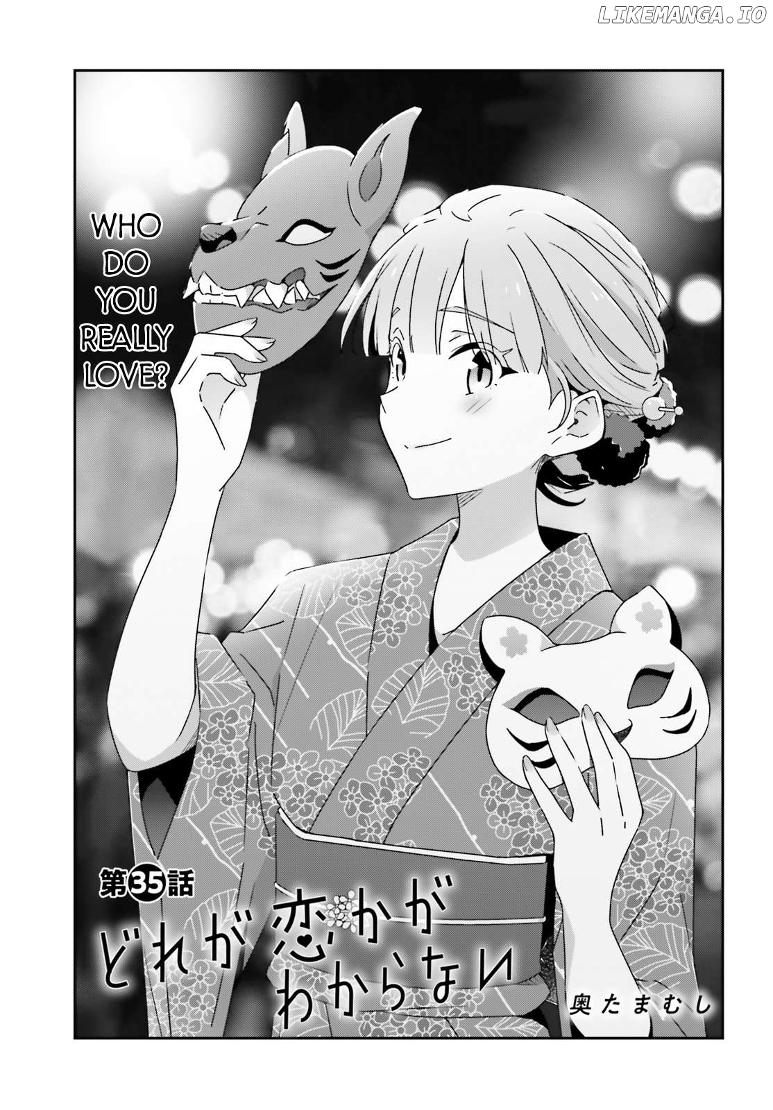 Dore Ga Koi Ka Ga Wakaranai Chapter 35 - page 1